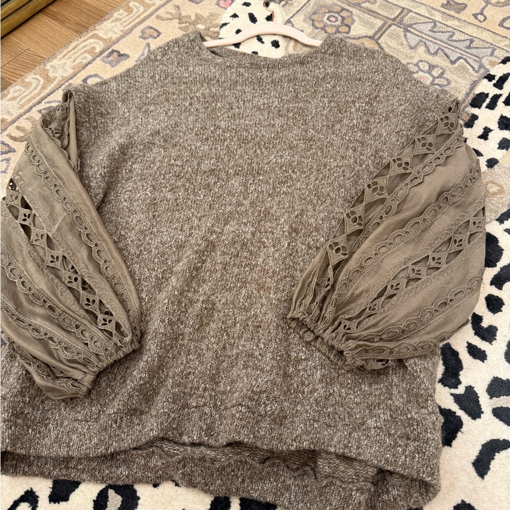 Aritzia Taupe Knit Sweater